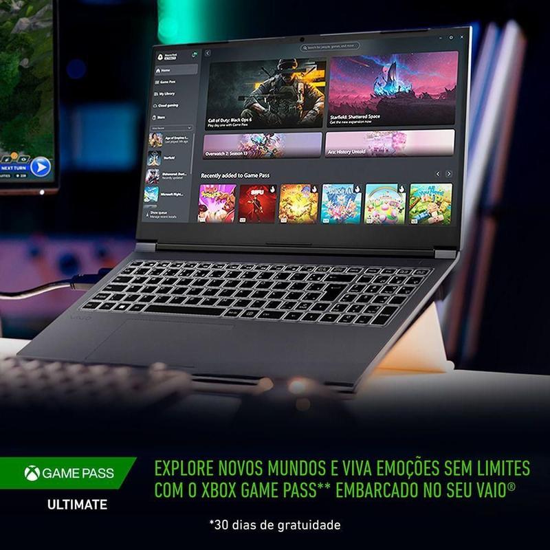 Notebook Vaio FH15 Intel Core i7-13620H Windows 11 Home NVIDIA RTX